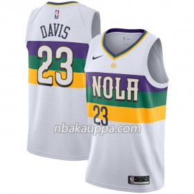 New Orleans Pelicans Anthony Davis 23 2018-19 Nike City Edition Valkoinen Pelipaidat Swingman - Miesten